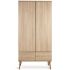 Armoire 2 portes Flow Honey Ash - Quax