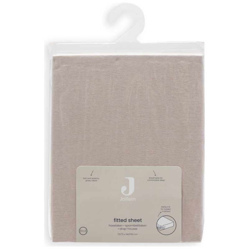 Drap housse en jersey Silk Rose (70 x 140 cm) Jollein Packaging 4