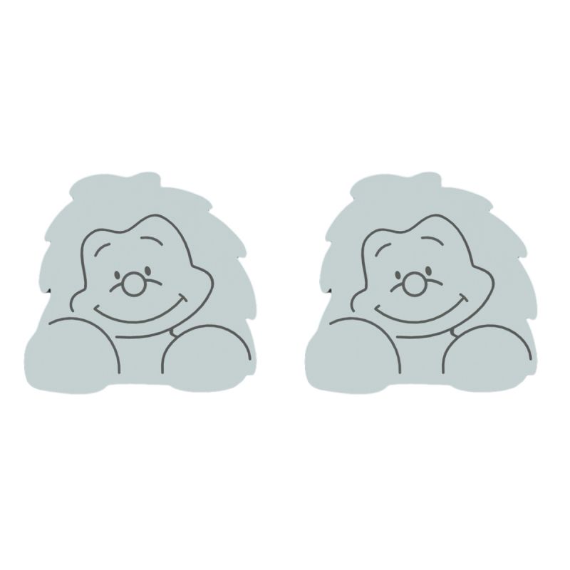 Poignées pour commode ou armoire bébé Merlin bleu (lot de 2) Noukie's