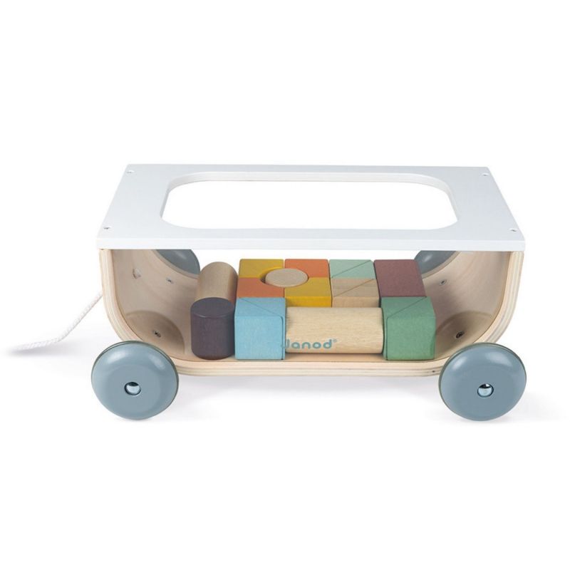 Chariot avec blocs de construction Sweet Cocoon - Reconditionné Janod Produit 2