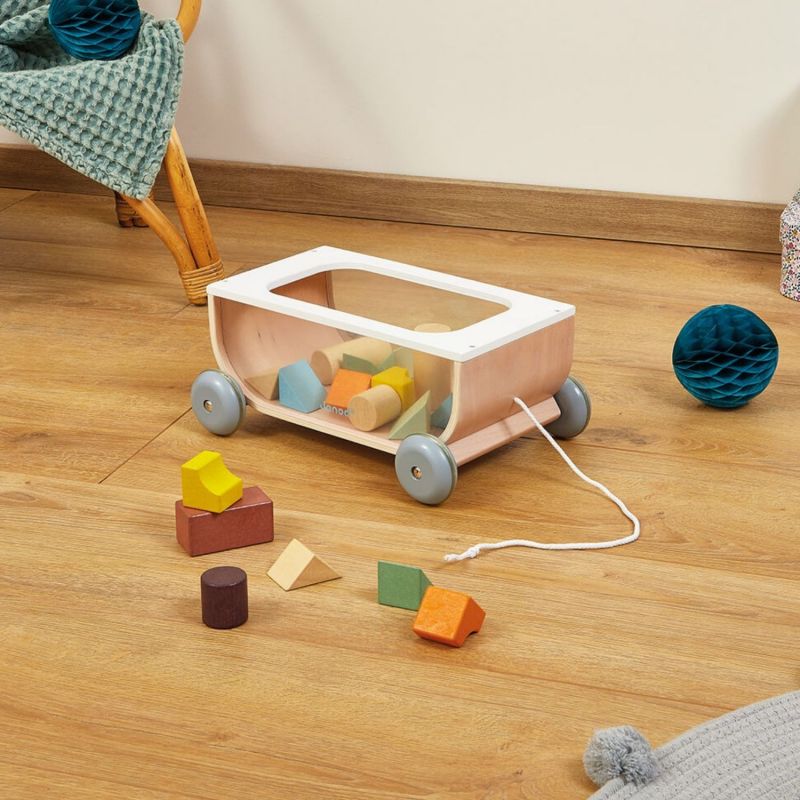 Chariot avec blocs de construction Sweet Cocoon - Reconditionné Janod Produit 3