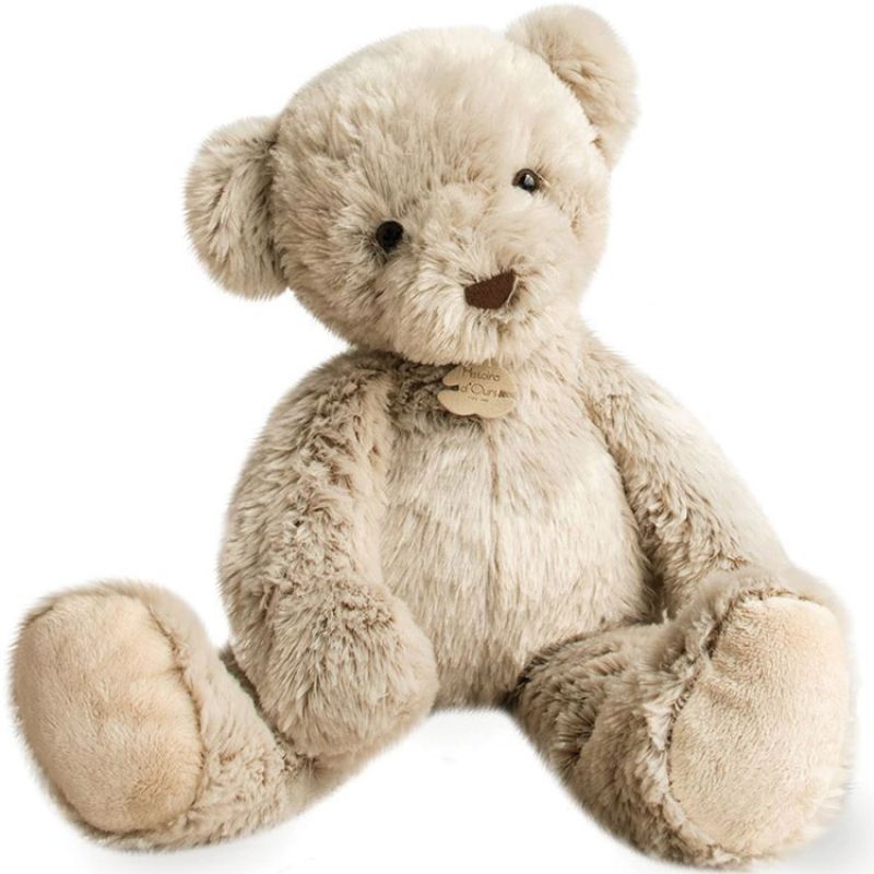 Peluche géante ours beige chiné (60 cm) Histoire d'Ours