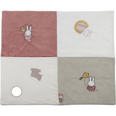 Livre d'activités en tissu Miffy Fluffy rose - jeu d'éveil bébé