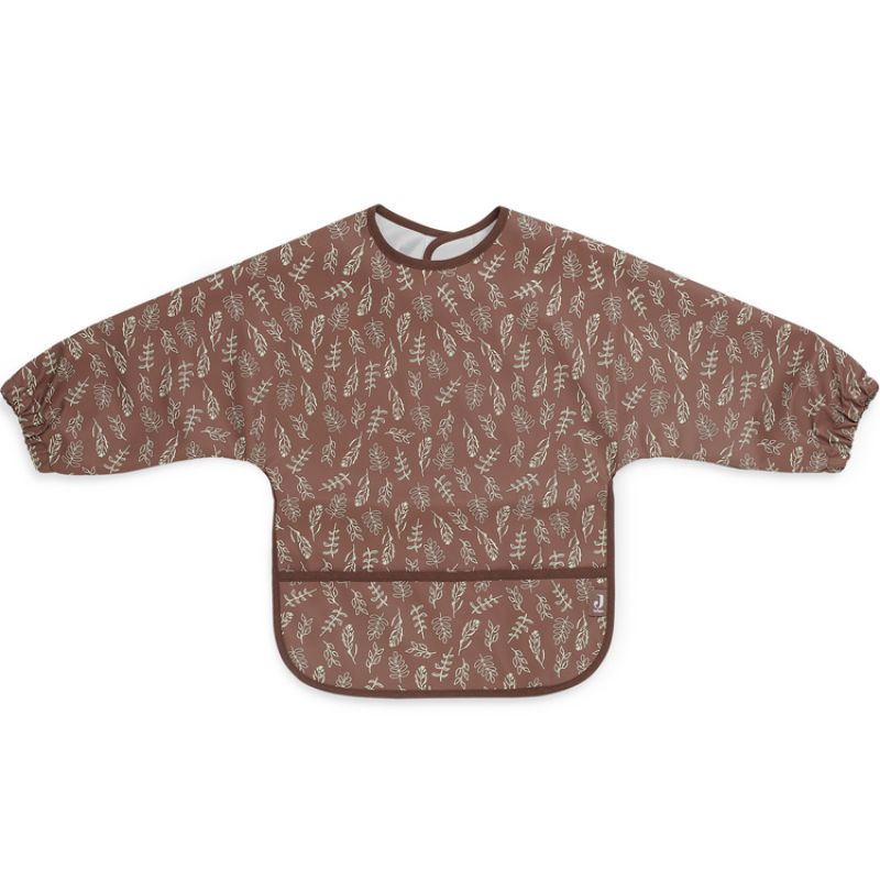 Bavoir plastifié manches longues Meadow Chestnut Jollein