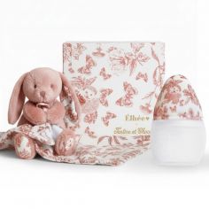 Coffret Biberon et doudou X Tartine et Chocolat Terracotta - Elhée