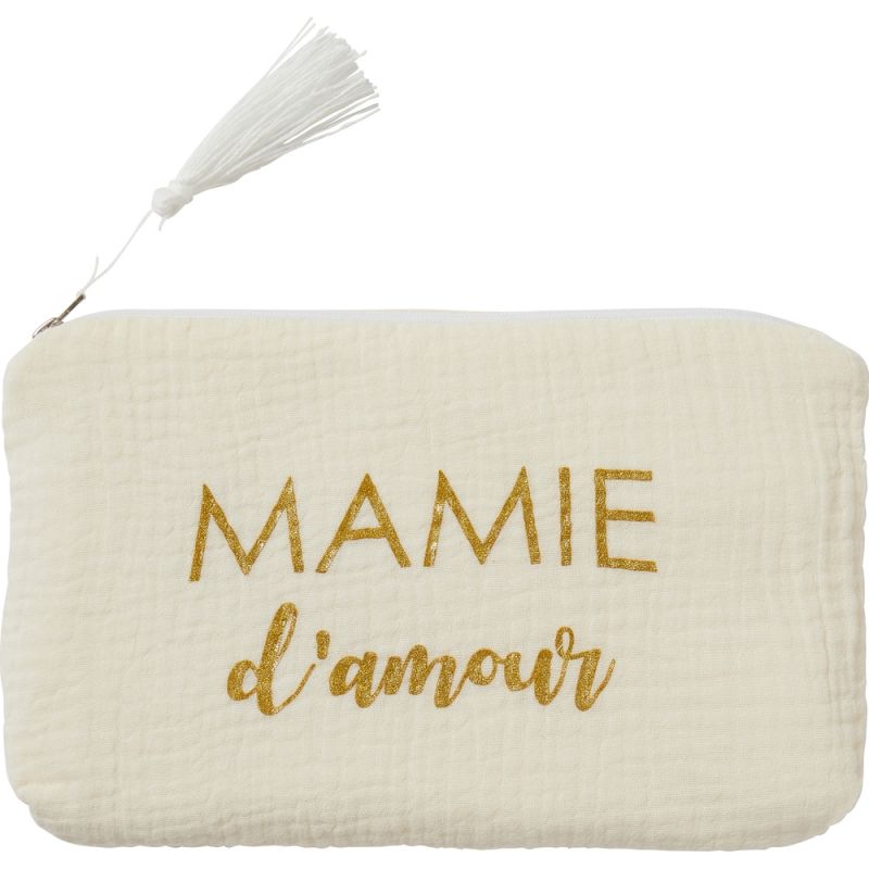 Trousse cadeau Mamie d'amour gaze de coton écru BB & Co Produit 1