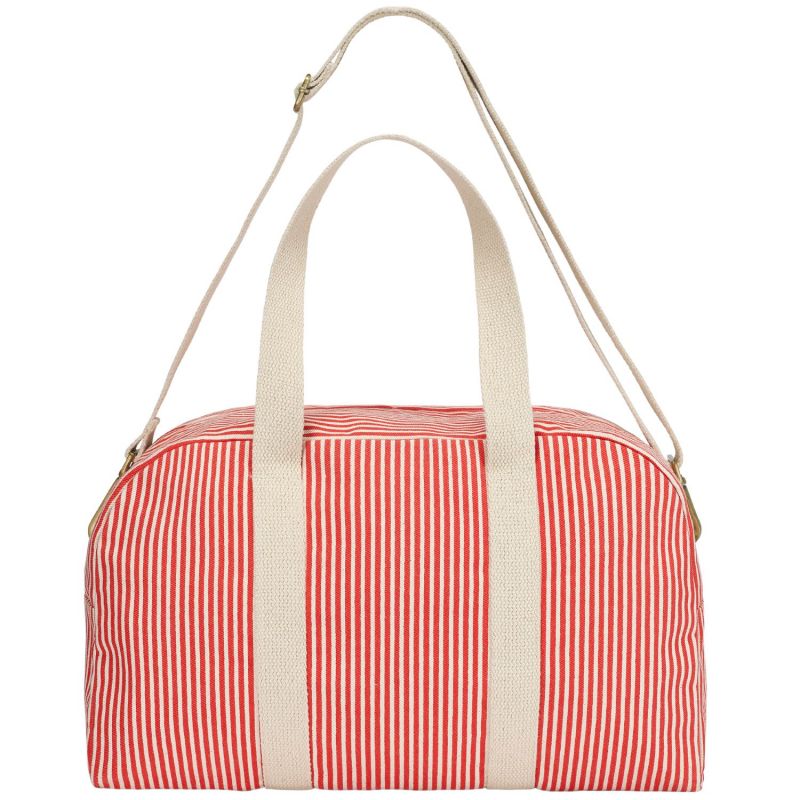 Sac à langer Charlie Rayures Fines Rouge Hindbag Produit 3