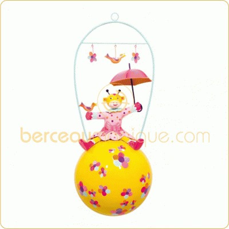 Mobile Navibulles Vachette rose L'oiseau bateau