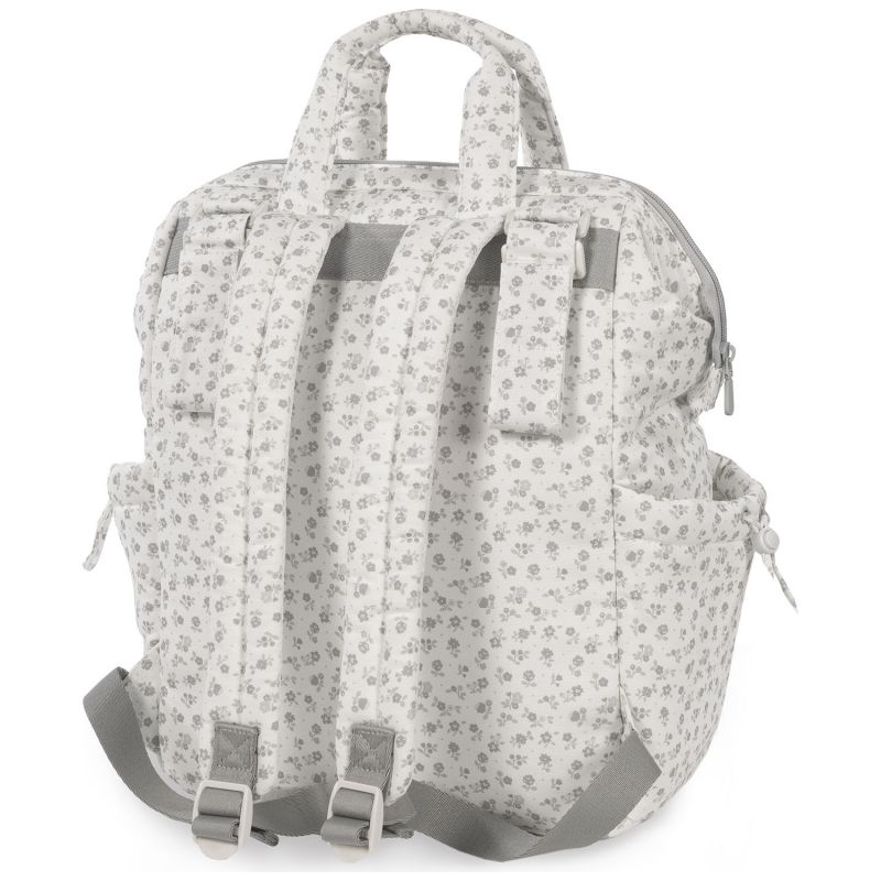 Sac à dos à langer Little Bloom Fleurs Gris Pasito a pasito Produit 5