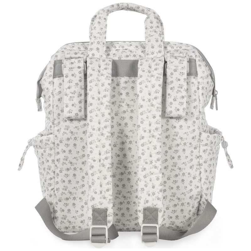 Sac à dos à langer Little Bloom Fleurs Gris Pasito a pasito Produit 6