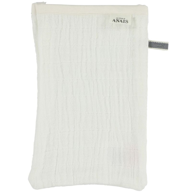 Lot de 2 gants de toilette en mousseline Bliss White Trixie