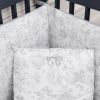 Tour de lit adaptable Toile de Jouy gris Tartine et Chocolat Ambiance 3