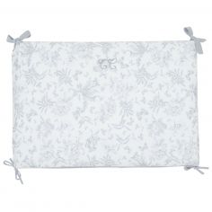 Tour de lit adaptable Toile de Jouy gris - Tartine et Chocolat