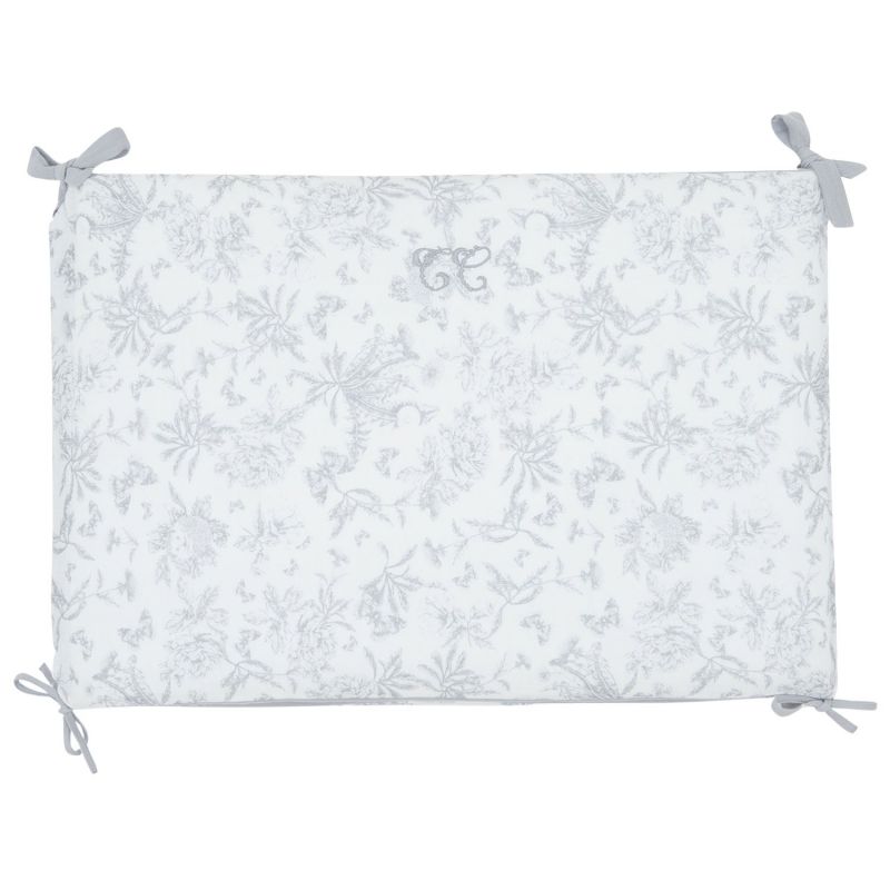 Tour de lit adaptable Toile de Jouy gris Tartine et Chocolat Produit 1