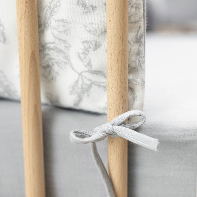 Tour de lit adaptable Toile de Jouy gris Tartine et Chocolat Produit 2