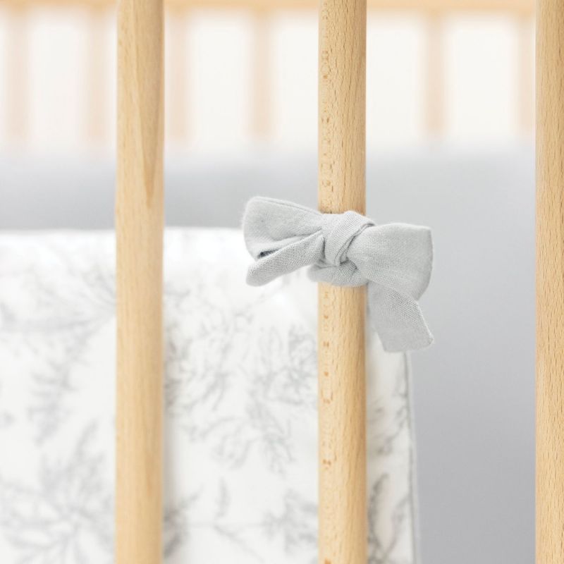 Tour de lit adaptable Toile de Jouy gris Tartine et Chocolat Produit 5