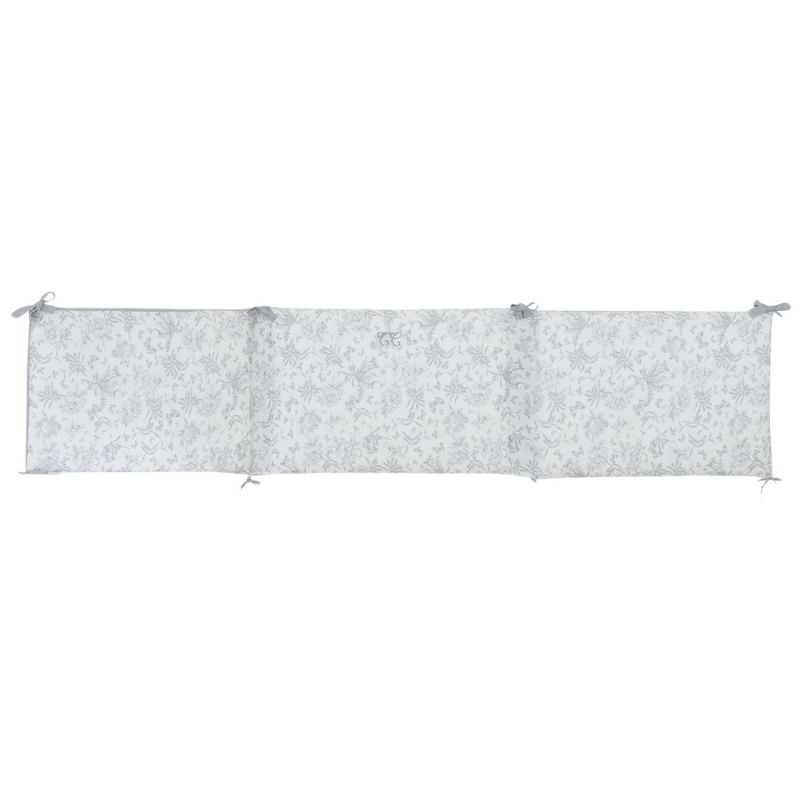 Tour de lit adaptable Toile de Jouy gris Tartine et Chocolat Produit 6