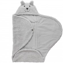 Couverture nomade teddy Bear gris (0-3 mois)  par Jollein