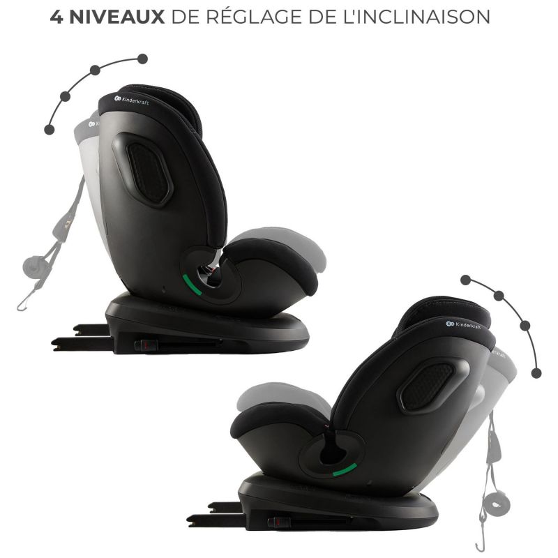 Siège auto Xpedition 3 i-Size Black (groupe 1-2-3) Kinderkraft Produit 6