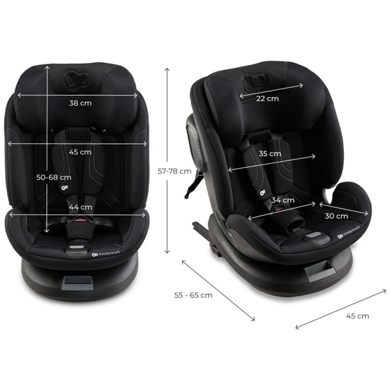 Siège auto Xpedition 3 i-Size Black (groupe 1-2-3) Kinderkraft Produit 9