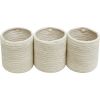 Lot de 3 paniers de berceau bamboo vanille (32 x 10 cm)  par Lorena Canals