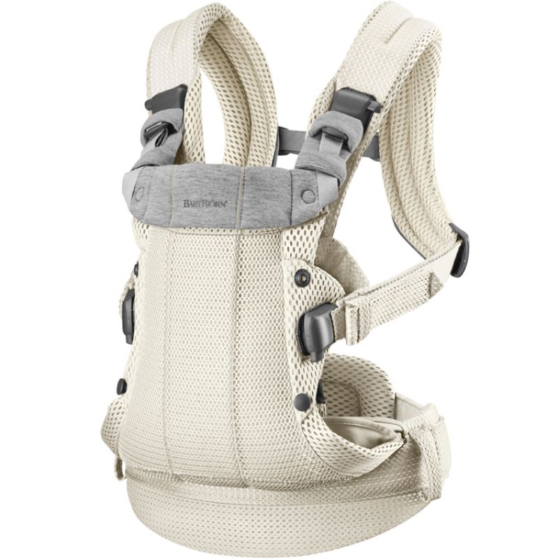 Porte-bébé Harmony en Mesh 3D crème - Reconditionné BabyBjörn Produit 3