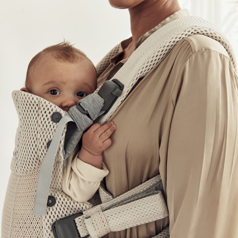 Porte-bébé Harmony en Mesh 3D crème - Reconditionné BabyBjörn Produit 9