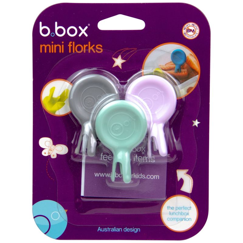 Lot de 3 minis fourchettes à piques Pastel B.Box Packaging 4