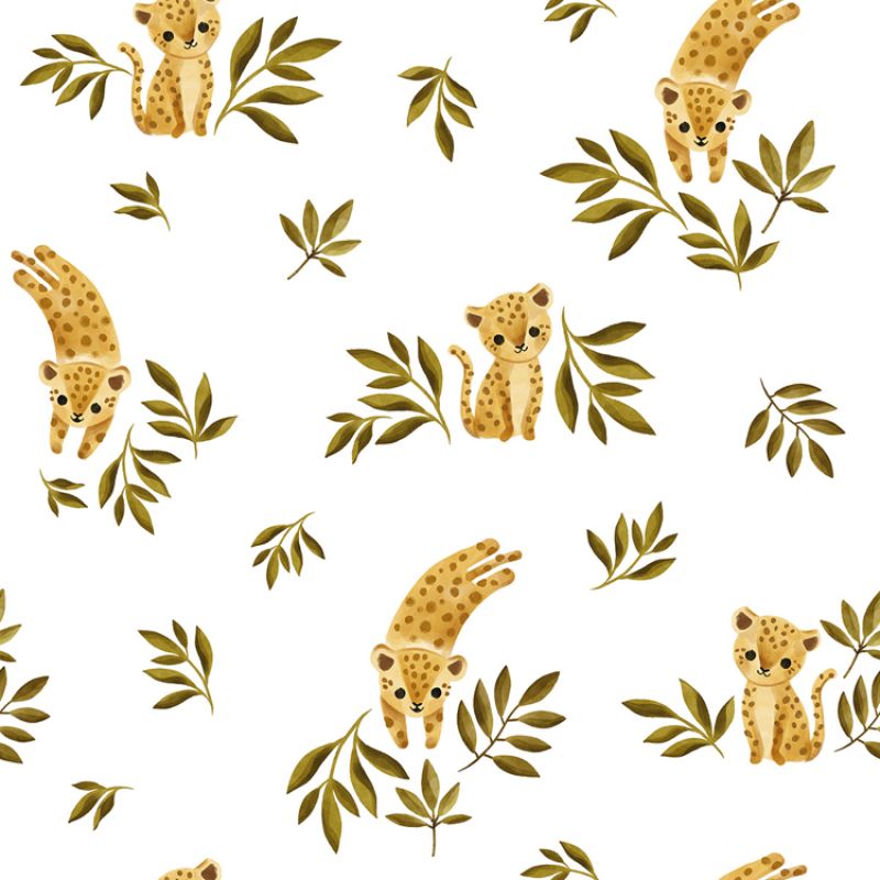 Papier peint léopard Agile Cheetah (50 cm x 10 m) Lilipinso