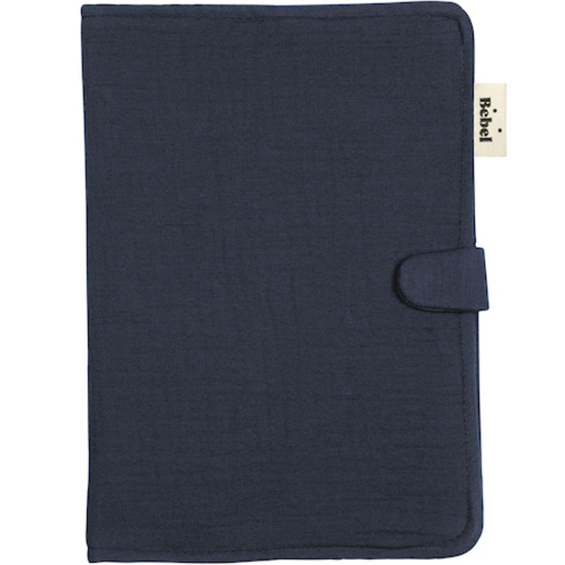 Protège carnet de santé bleu marine Comme un bonbon BEBEL