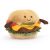 Variation Marron, rouge, jaune du produit Peluche Amuseable Burger (12 cm) de la marque Jellycat