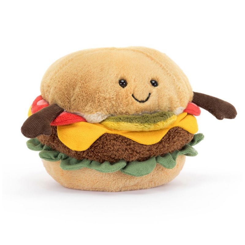 Peluche Amuseable Burger (12 cm) Jellycat Produit 1 grande taille