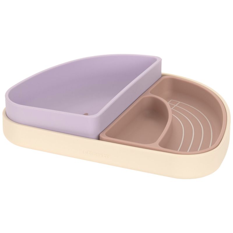 Assiette à compartiments en silicone Tiny Team Chat Lässig Produit 3