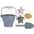 Variation Gris-bleu, jaune, vert du produit Set de plage gris (5 pièces) de la marque Baby's Only