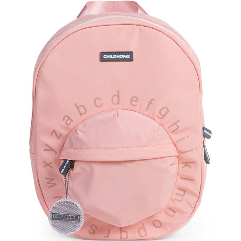 Sac à dos scolaire ABC rose et cuivre Childhome