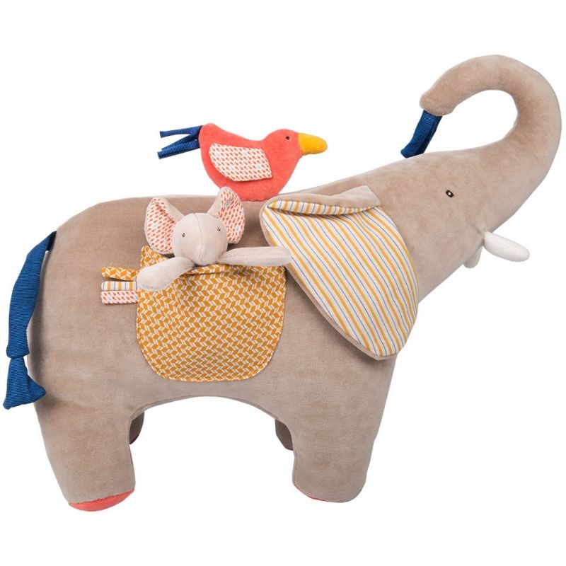 Eléphant d'activités Les Papoum Moulin Roty