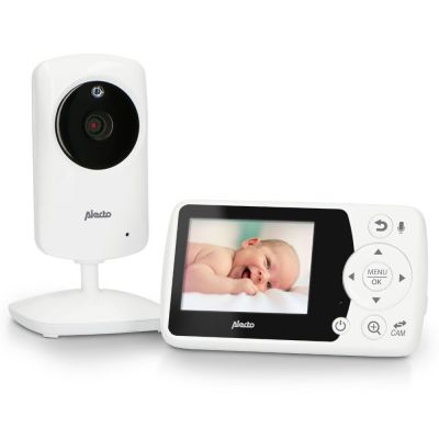 Alecto - Babyphone avec caméra et écran couleur 2,4 pouces