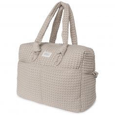 Sac de maternité Camila Gofre Latte - Babyshower