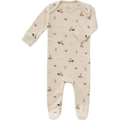 pyjama en coton bio rabbit sandshell (3-6 mois : 60 à 67 cm)