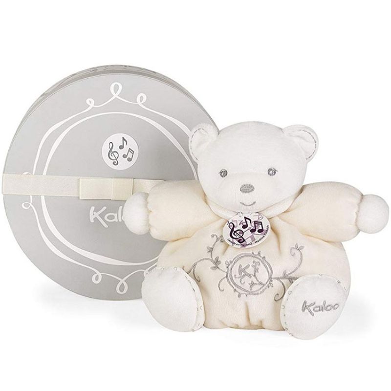 Coffret peluche musicale Perle Patapouf Ourson crème Kaloo