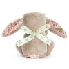 Doudou plat Lapin en fleurs Beige Jellycat Produit 3
