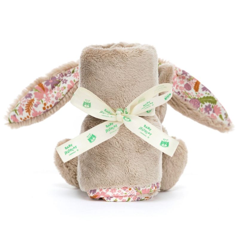 Doudou plat Lapin en fleurs Beige Jellycat Produit 3
