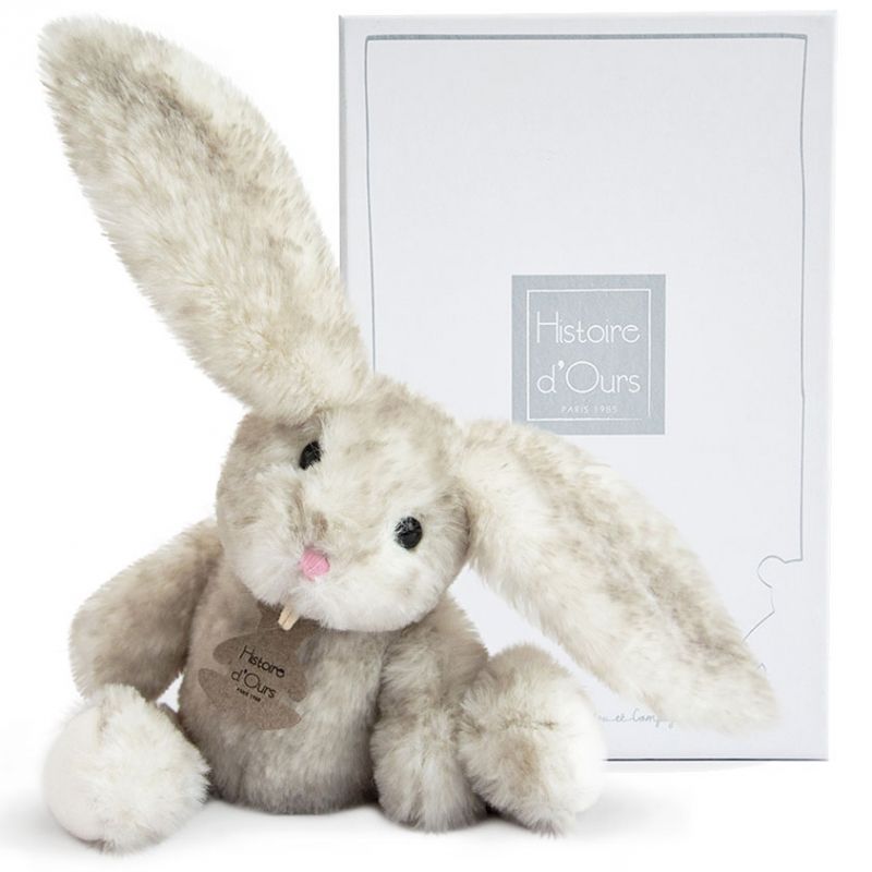Peluche Lapin Fluffy perle (27 cm) Histoire d'Ours