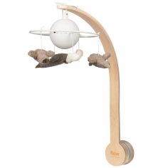 Mobile pour bébé en bois Liva Oie blanc - FLOW