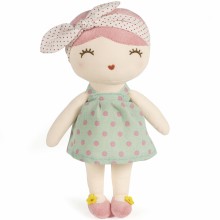 Poupée souple cheveux roses (30 cm)  par Walking Mum