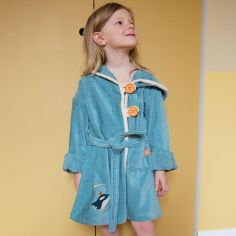 Peignoir orque océan personnalisable (2-4 ans)