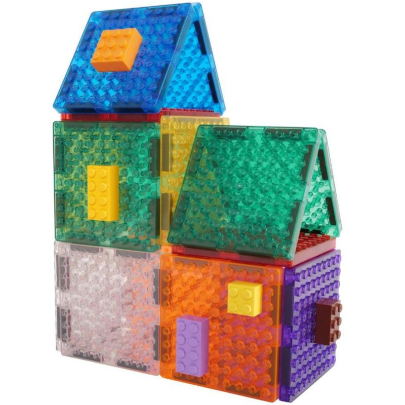 Kit de construction magnétiques de briques intense (16 pièces) Cleverclixx Ambiance 7