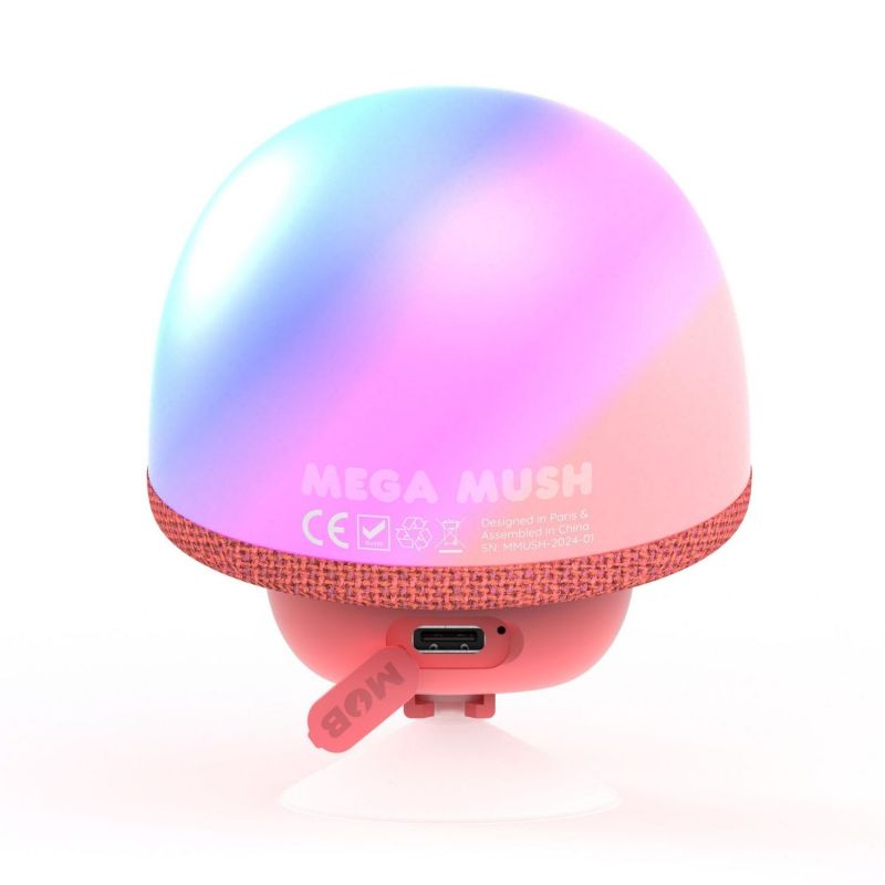 Enceinte sans fil lumineuse Mega Mush Rouge MOB Produit 3
