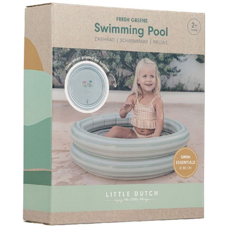 Piscine gonflable Fresh Greens (80 cm) Little Dutch Packaging 6