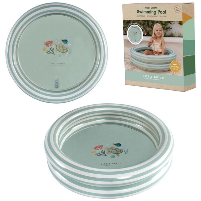 Piscine gonflable Fresh Greens (80 cm) Little Dutch Packaging 7